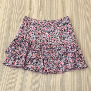 Lilly Pulitzer Floral A-Line Skirt, Size 8